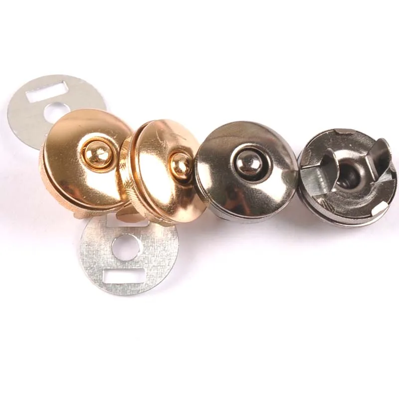 5 Sets Round copper Buttons Magnetic Purse Snap Clasps/ Closure for Purse Bags Parts Accessories diy craft 18mm cp2116