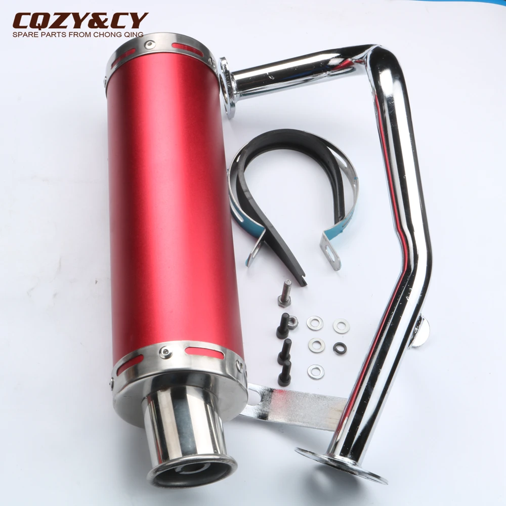 Scooter High Quality Exhaust Hose Kit for GY6 50cc 80cc 100cc 139QMA1P39QMB 4 Stroke  6 colors available