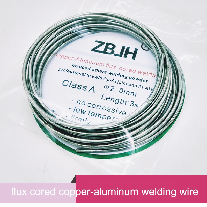 

2.0mm*3m Flux-cored Copper-Aluminum Welding Wire for welding Copper/ Aluminum/ Iron/ Stainless Steel Etc.