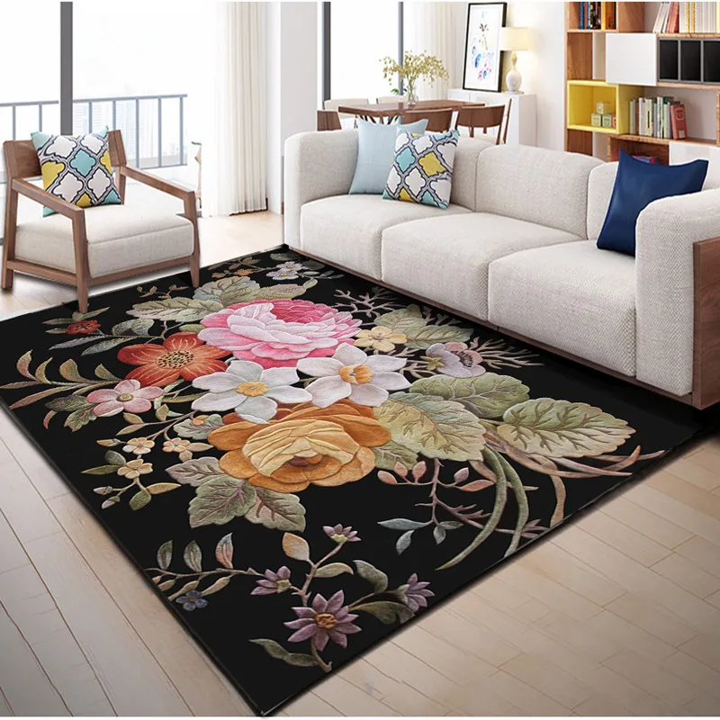 

Modern Nordic Geometric Carpets For Living Room Soft Carpet Bedroom Bedside Blanket Home Area Rugs and Carpet Study Room tapetes