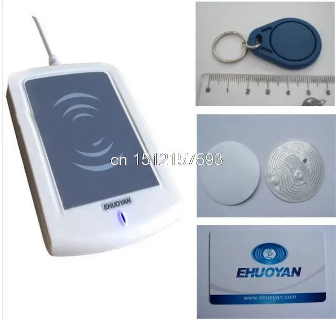 Free Shipping New 1Pcs USB TAGS SDK Keyfob software eReader ISO14443A 13.56MHz RFID Reader Writer