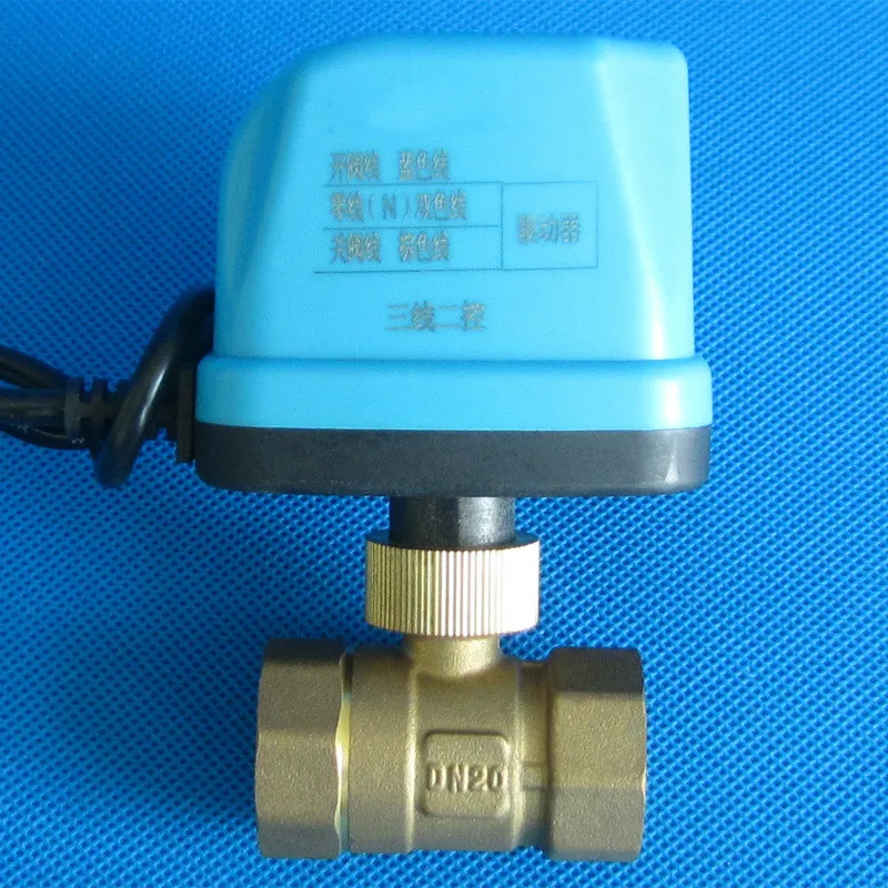 

DC12V AC24V DN15-DN50 Электрический шаровой клапан, латунный моторизованный шаровой клапан, электрические трехрядные двухходовые клапаны управления