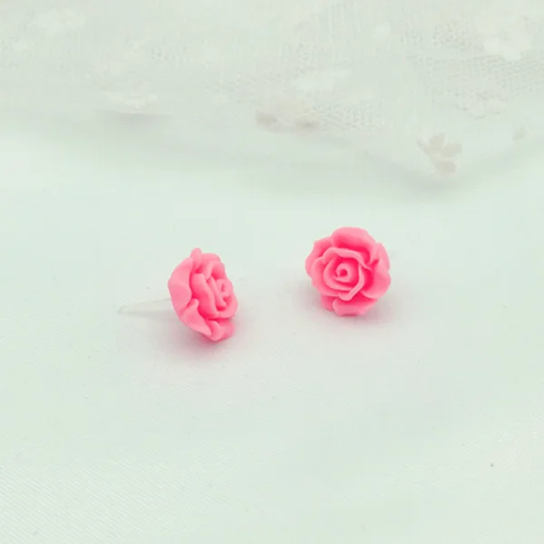 Kino Makoto/ Sailor Jupiter Cosplay Accessoire Oorbellen Rose Flower Stud Oorbellen