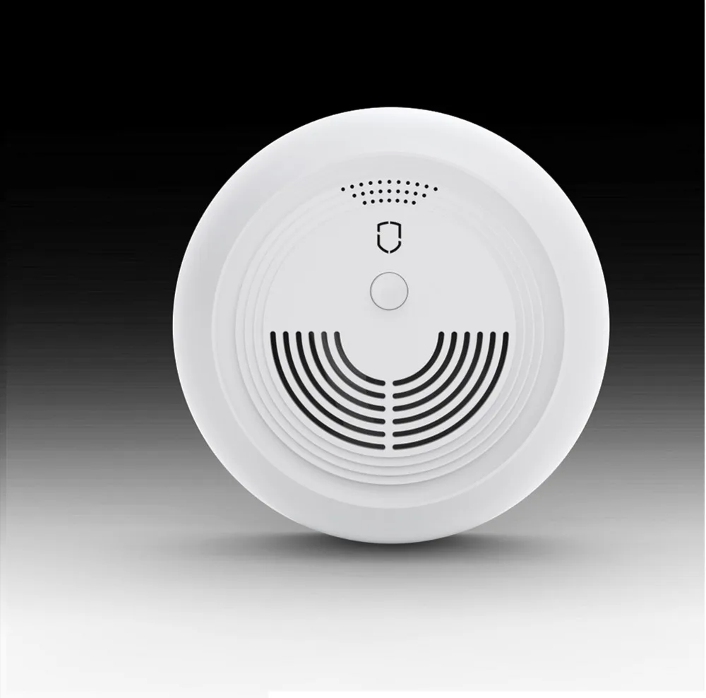 Wolf-Guard 433MHZ Wireless GSM SMS sensore di fumo di temperatura sensore di allarme antincendio rilevatore di fumo per la sicurezza dell'ufficio domestico