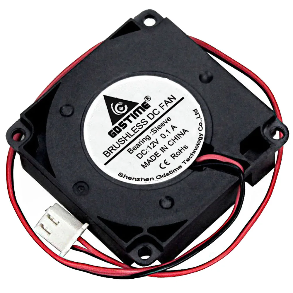 10 pcs/lot Gdstime For 3D Printer 40mm 40x10mm DC 12V 2 Pin Brushless Cooling Exhaust Blower Fan