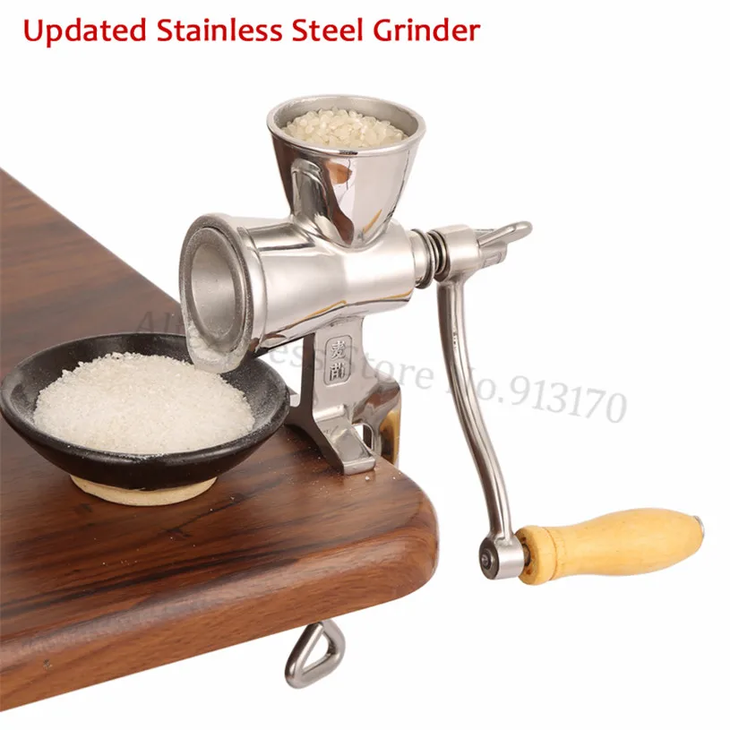 

Upgraded Corn Mill Grinder Stainless Steel Grinding Machine For Peanut Soybean Walnut Coffee Bean Grinding Hot Sale