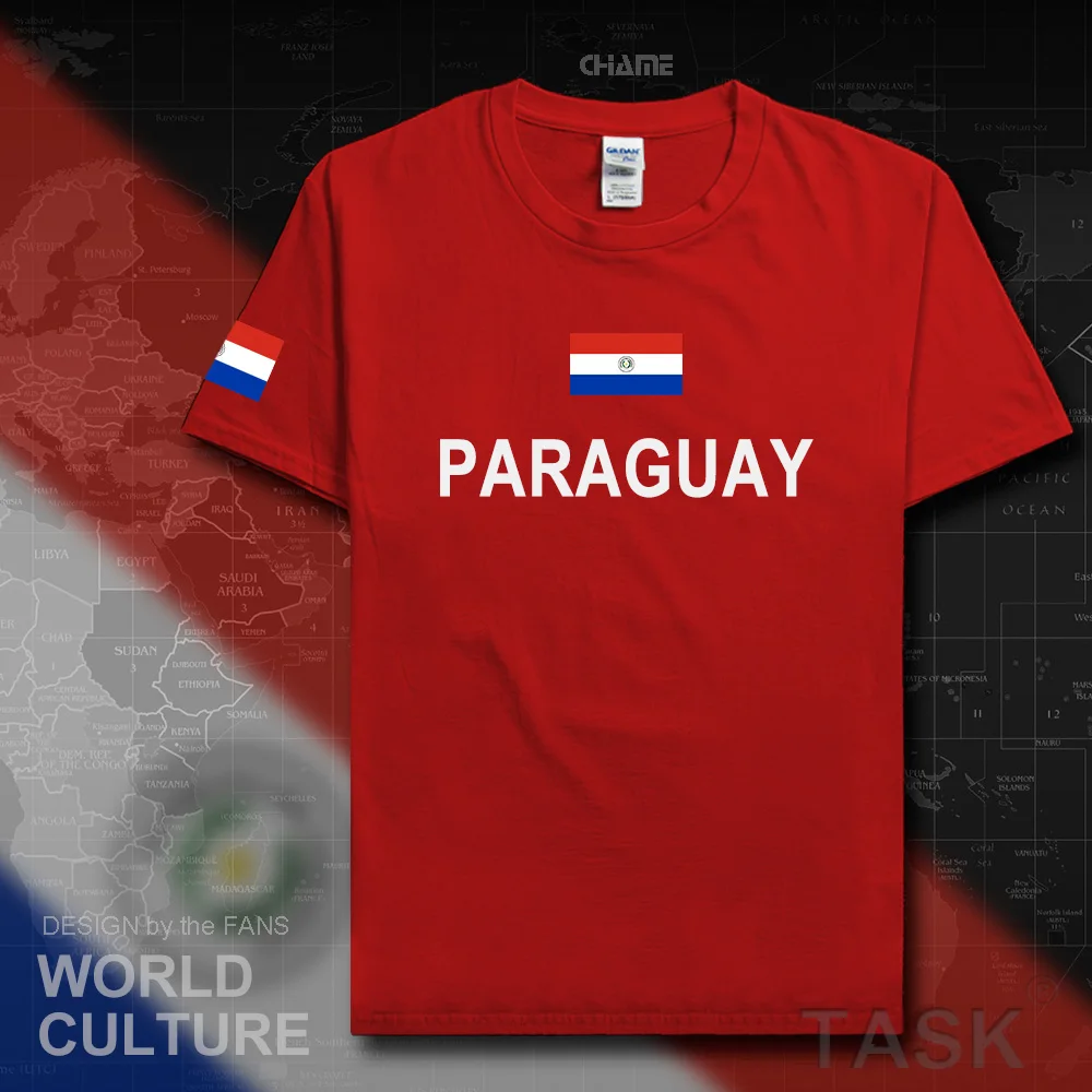 Paraguay mens t shirts fashion 2017 jersey nation team 100% cotton t-shirt clothing tees country sporting PRY Paraguayan Mestizo