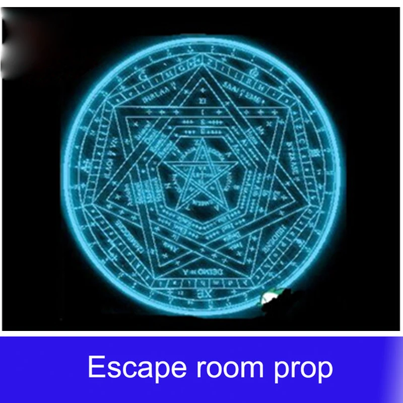 Mysterious and interesting seven awn star array props Takagism adventure game real life human chamber room escape live secret