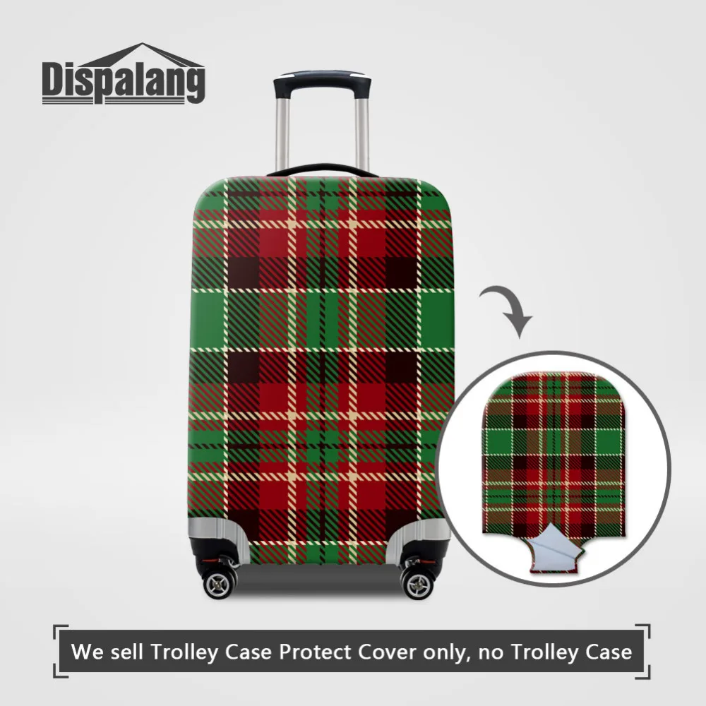 

Dispalang Luggage Cover Striped Print Travel Accessories on Road Luggage Dust Cover Protective Suitcase Cover for 18-30inch Case