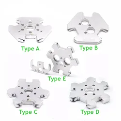 M3 / M4 Delta Kossel aluminum alloy fisheye effector dual effector Hammock Aluminum End Mount for 3D printer