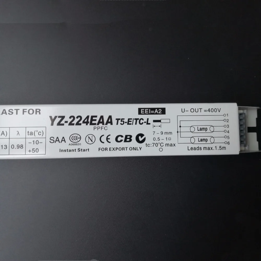 3AAA YZ-224EAA T5-E/TC-L 220-240V 2x24W Fluorescent Lamp AC Electronic Ballasts Instant Start