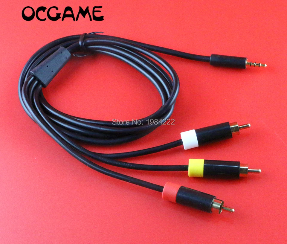 15pcs/lot 1.5M AV Cable Audio Video Cable Cord for XBOX360 E Version Video Gaming