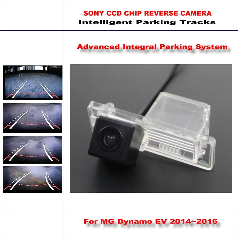 

For MG Dynamo EV 2014-2016 Car Rear View Camera Intelligent Parking Tracks Backup Reverse Dynamic Guidance Tragectory CAM