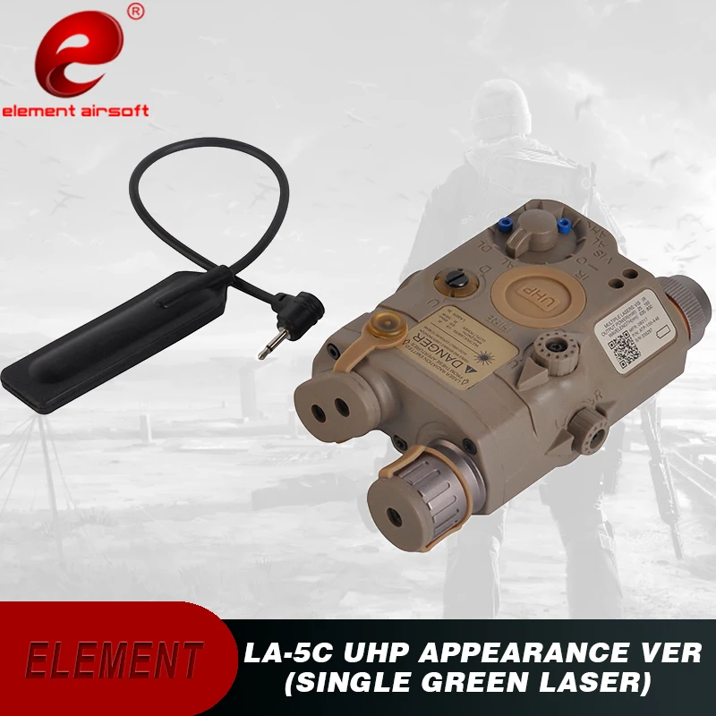 

Element Airsoft Tactical NO Flashlight PEQ15 AN/PEQ-15 Green Laser Battery Case For Hunting AR15 Rifle Weapon Laser Light EX453