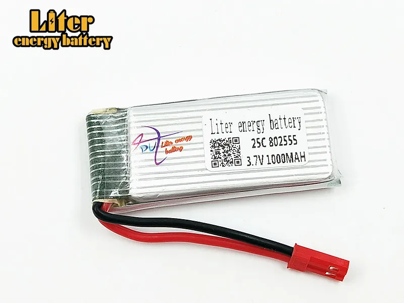 3.7V 1800mAh 122560 Lipo Battery 25C Helicopter H12C F181 F187 F163 High Endurance High precision low voltage protection board