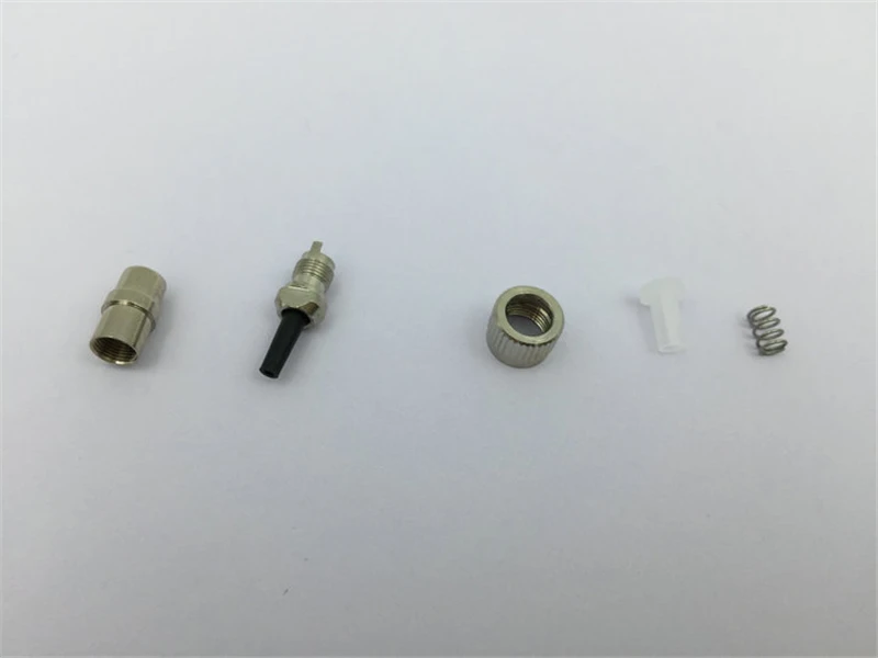 Kit de conectores de fibra FC de 1000mm, sin virola SM MM, tornillo interior, tapón ajustable, accesorios ópticos ajustables, 0,9 Uds.