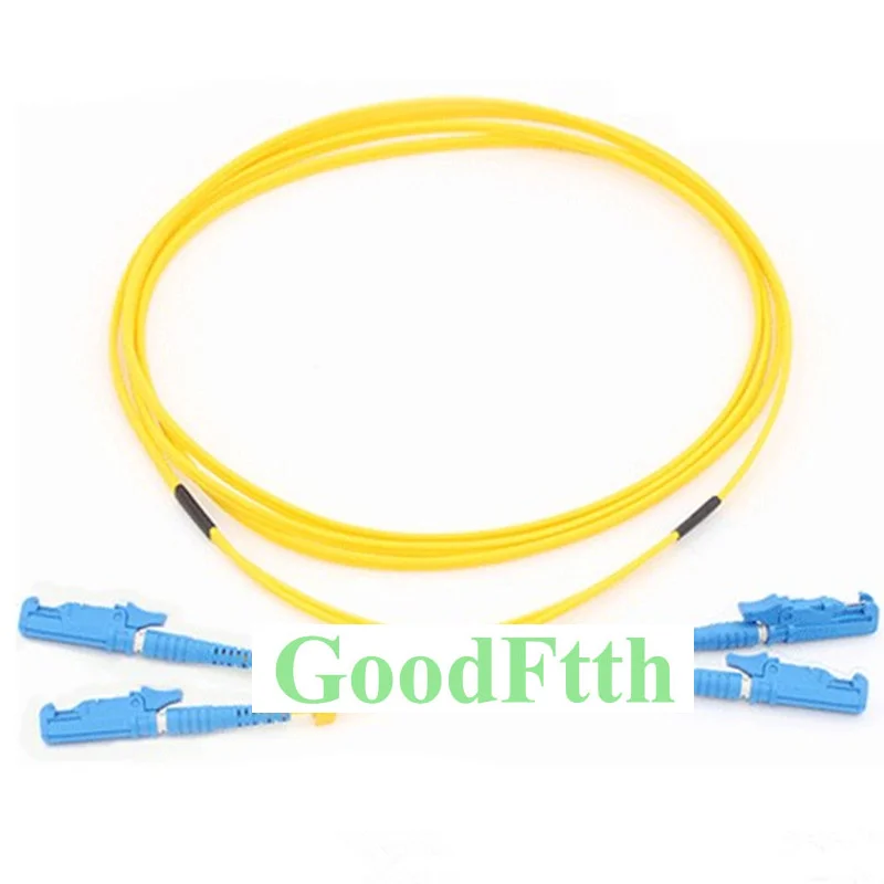 Fiber Patch Cord E2000-E2000 UPC SM Duplex GoodFtth 1m 2m 3m 4m 5m 6m 7m 8m 10m 15m