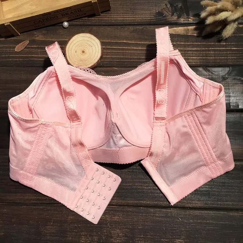 Sexy Push Up Large F E DD D C Cup Bras big bust 50 48 46 44 42 40 38 36 Underwear Lace solid grande reggiseni Support bra C3311