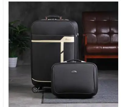 Oxford 24 Inch Spinner suitcase Travel Rolling Luggage Suitcase set Business Travel Rolling baggage bag Wheeled trolley bags