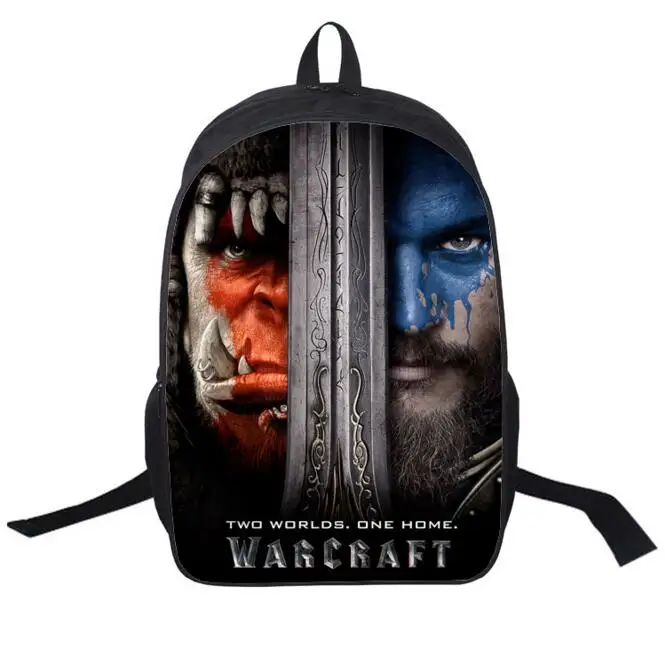 New Design World of Warcraft Bag WOW Printing Backpack for Teenagers Travelling Rucksack Schoolbag Game Player Favorite Gift