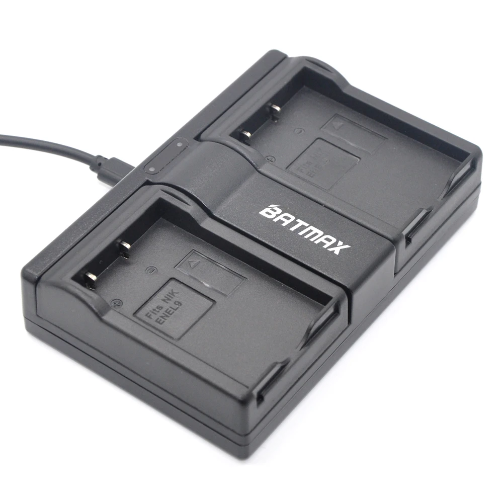 EN-EL9 EN EL9 EN-EL9a EN EL9a EL9a Digital Camera Battery Dual Channel Charger for Nikon EN-EL9a D40 D60 D40X D5000 D3000