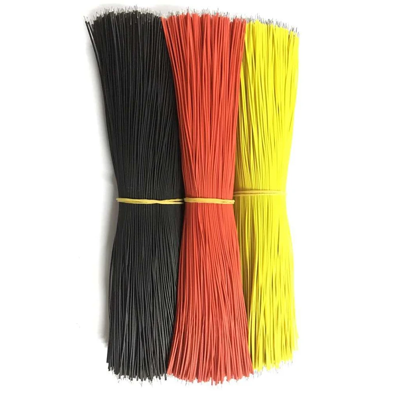 Cable electrónico de 1mm para niños, 50 piezas, cable delgado, dron, coche teledirigido, robot, juguetes para niños, accesorios para bebés, montessori, juguetes nero