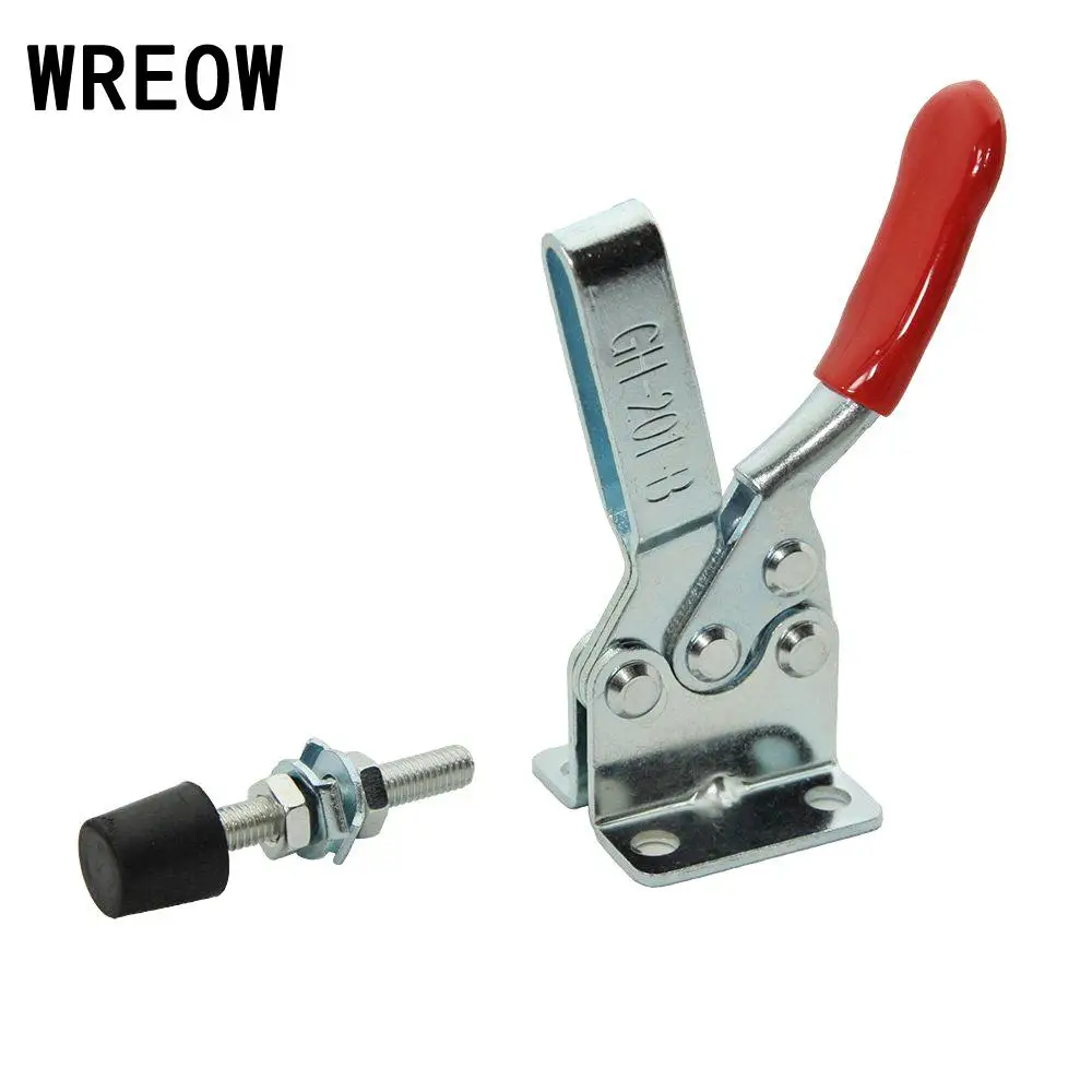 

1pcs Toggle Clamp GH-201-A/B 27-90kg Horizontal Quick Release Toggle Clamps Set clamps pipe clamp clamps for woodworking