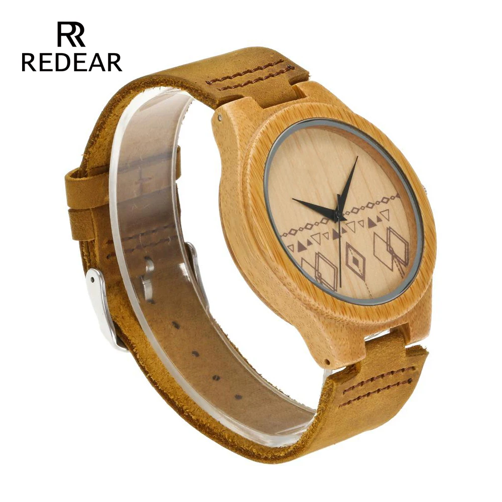 High Quality Couples Wood Watches Without Logo Leather Strap Watch Men Luxury Handmade Quartz Wristwatch For Boy