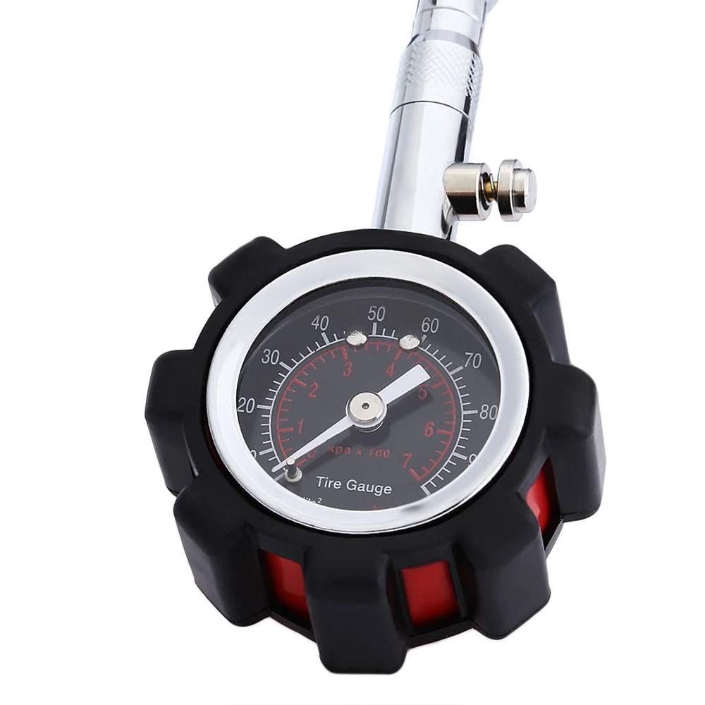 High Accuracy Tire Pressure Gauge Black 100 psi For Accurate Car Air Pressure Tyre Gauge For Car Truck and Motorcycle