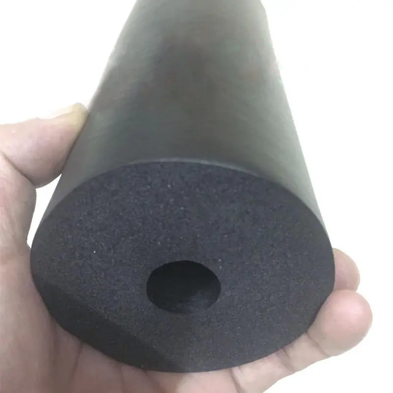 2pcs/lot  Fitness Equipment Smooth Handle Grips Pipe Sponge Foam Rubber Tube Wrap Black