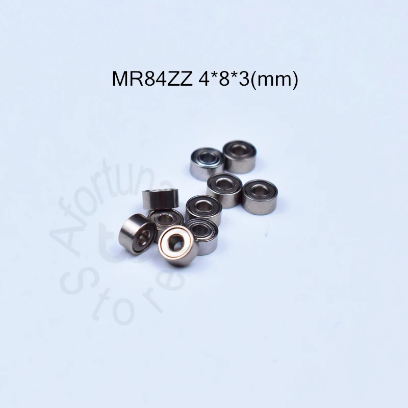 MR84ZZ 4*8*3(mm) 10pieces bearing free shipping ABEC-5 Metal Sealed Miniature Mini Bearing MR84 MR84ZZ chrome steel bearing