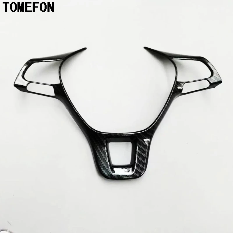 

TOMEFON For Volkswagen VW Golf 7 GTI MK7 POLO 2014 2015 Jetta MK6 2015 Car Steering Wheel Cover ABS Trim Decoration