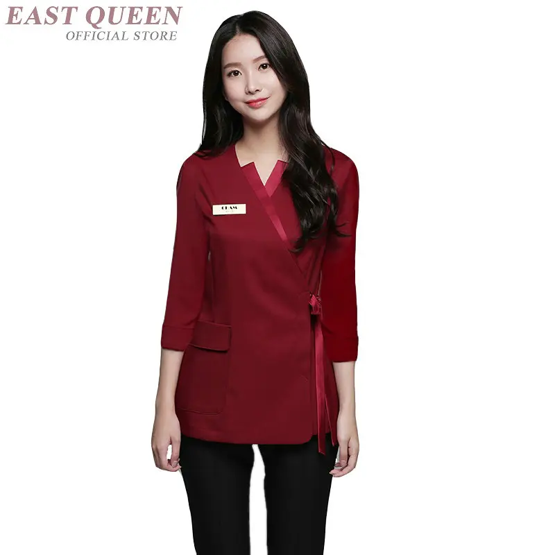 

South korea clothing Spa massage beautician uniform beauty salon waitress beautiful clinical uniforms woman DD1354