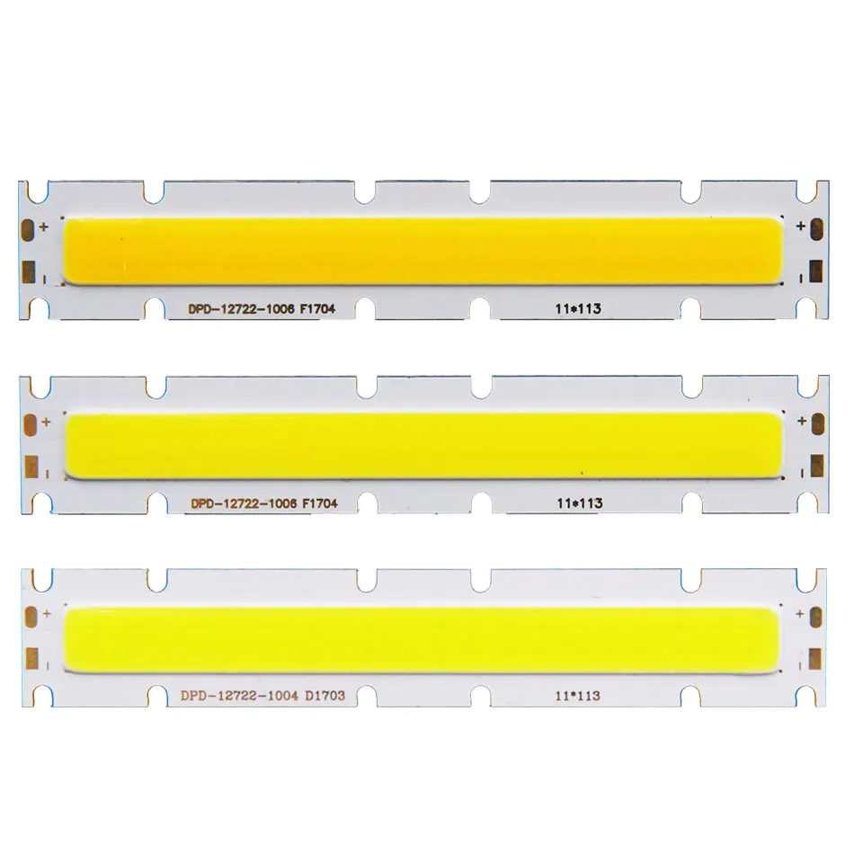 127x22MM 40W LED Light Bulb Lamp COB Strip Warm Nature Cold White DC 30V 33V Rectangular Bar Lights for Fllod Project Lamp