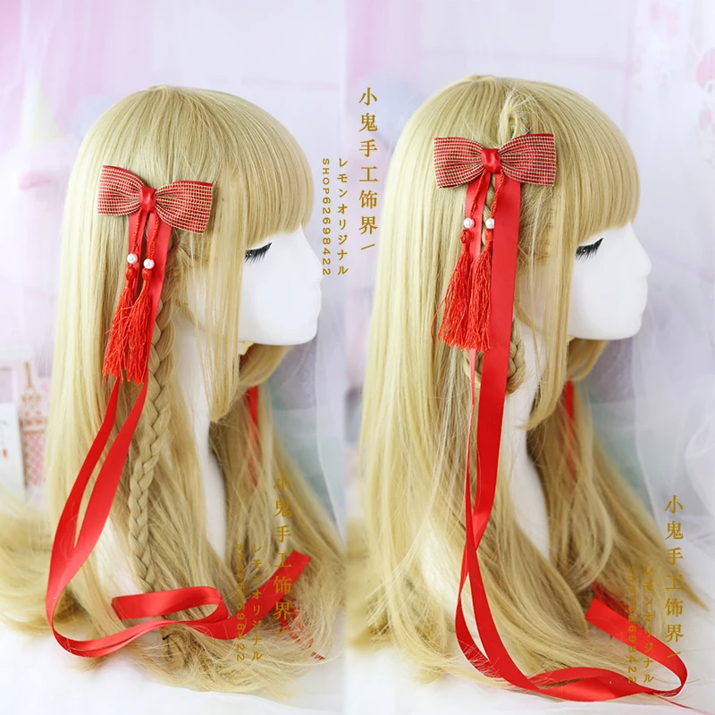 Horquilla de estilo chino, horquilla de viento, accesorios para el cabello Hanfu, accesorios para el cabello LOLITA, horquilla streamer