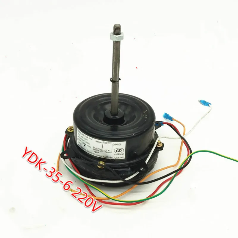 New Air conditioning parts outdoor machine motor YDK-35-6 220V cooling fan motor