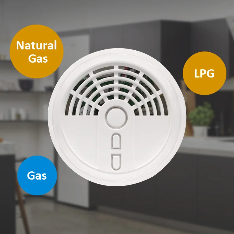 868MHz Wireless Gas Leak Alarm Sensor 80db Sound Detecting LPG Natural Gas for Focus Alarm ST-VGT ST-IIIB ST-IV HA-VGW ST-IVB