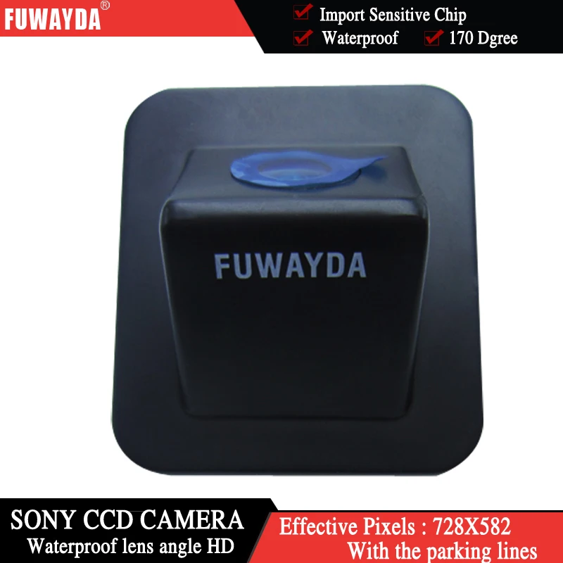 

FUWAYDA Wire Sony CCD Car Parking Reversing Backup Rearview Camera for Hyundai Elantra 2012 etc. Night Vision Waterproof HD