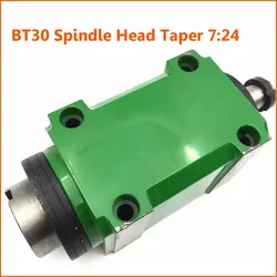 BT30 Taper 7:24 unità mandrino 1.5Kw 2HP testa di alimentazione 3000/6000/8000rpm CNC mandrino meccanico fresatura foratura foratura