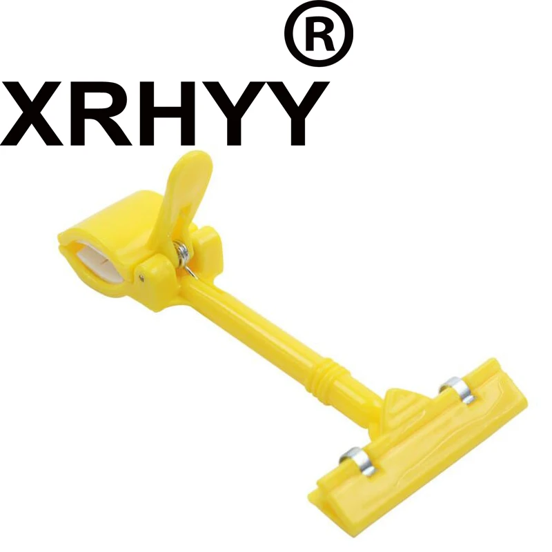 XRHYY Multi Colors POP Adjustable Plastic Clip-on Style Merchandise Sign Display Clip Holder - 1 Piece