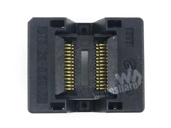 

SSOP28 TSSOP28 OTS-28-0.65-01 Enplas IC Test Burn-in Socket Programming Adapter 0.65mm Pitch 4.4mm Width