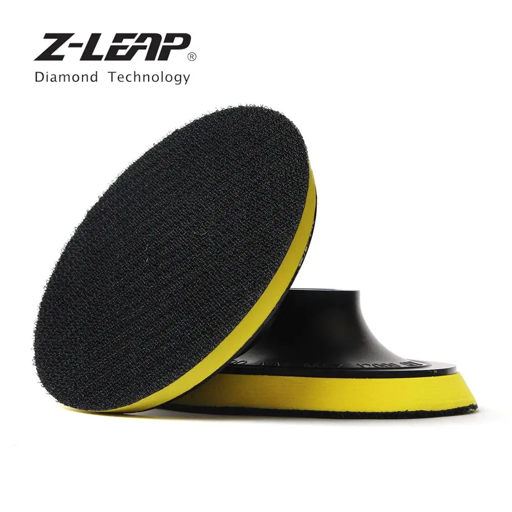 Z-LEAP 4 Inch 5/8-11 Polishing Plate Car Cleaning Tool Backing Buffing Pad Hook And Loop Adhesive Backer Plate For Polisher