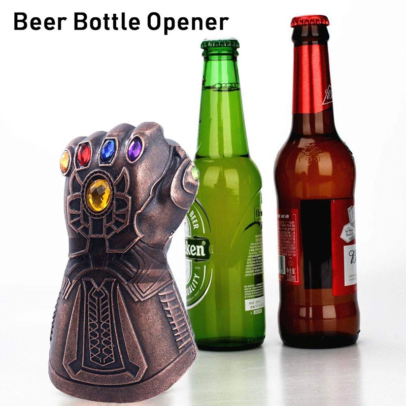 Creative Multipurpose Infinity Thanos Gauntlet Glove Beer Bottle Opener Fashionable Useful Soda Glass Cap Remover Tool Household