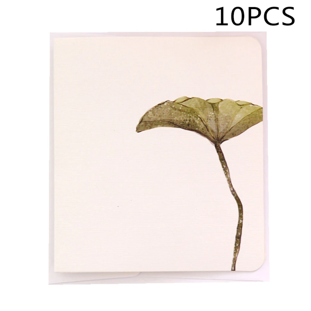 10 шт. Цветочные поздравительные открытки в китайском стиле с бумажными свадебными приглашениями открытки ручной работы подарочные открытки спасибо открытки