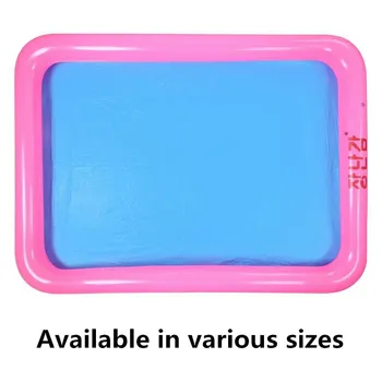 Kids play sand tray tools air space toy inflatable thickening basin water sand fishing pond to increase beach toy gift children