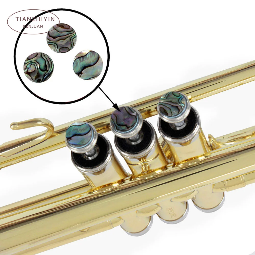 

3pcs Trumpet Valve Finger Buttons Repair Musical Brass Instrument Parts Trumpet Accessories