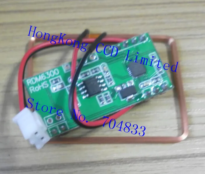 RDM6300 ID card reader module RFID radio module microcontroller UART serial output access control