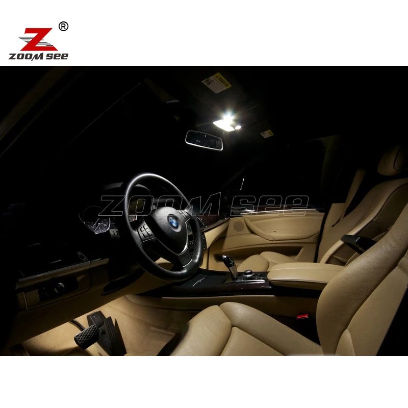 23pcs LED License plate lamp + Interior Light full Kit for BMW X5 E70 M xDrive 30i xDrive30i M xDrive35d 35i 48i 50i (2007-2013)