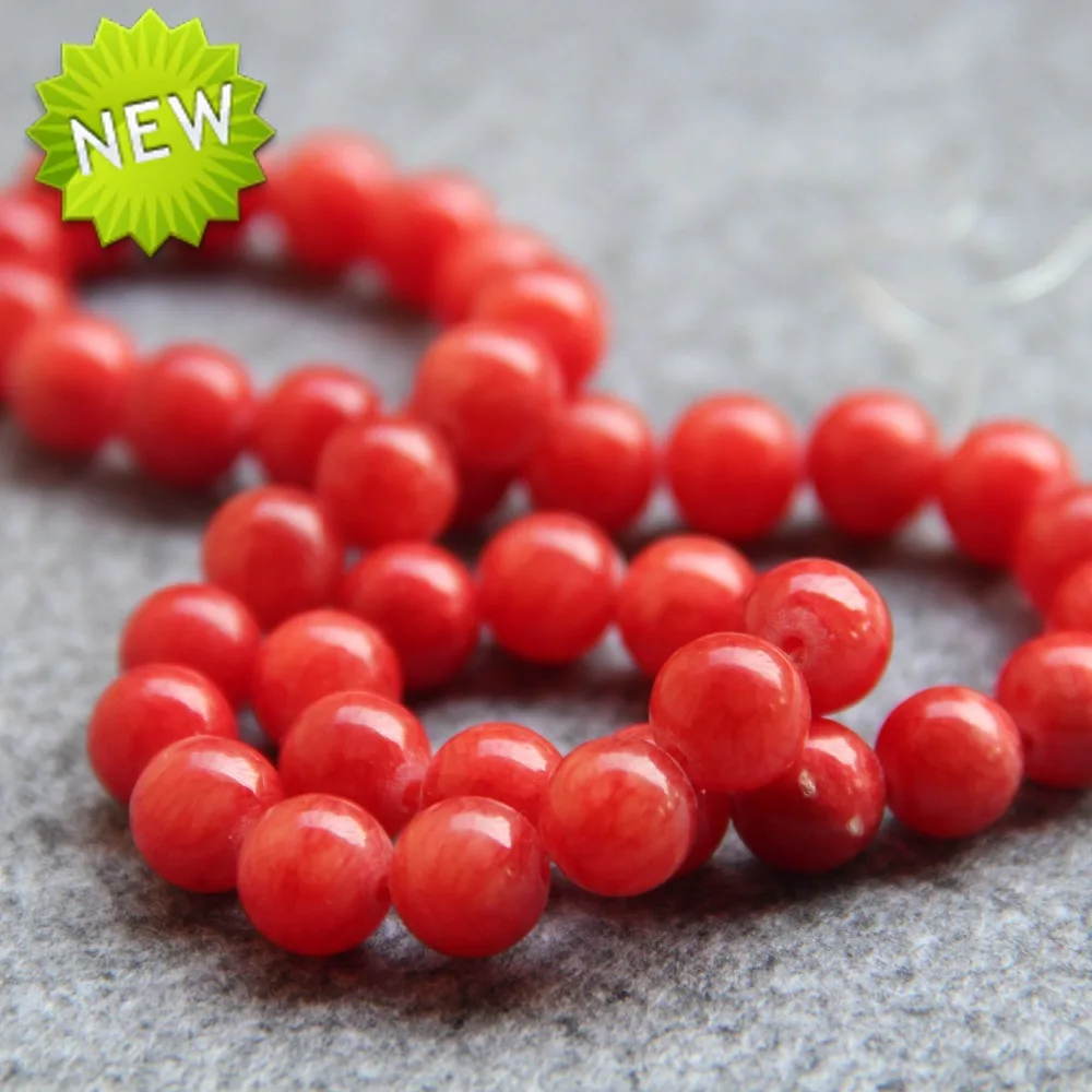 

New Necklace&Bracelet 10mm Red Chalcedony Round Stone Loose DIY Beads 15inch Jewelry Making Design Natural Handmade