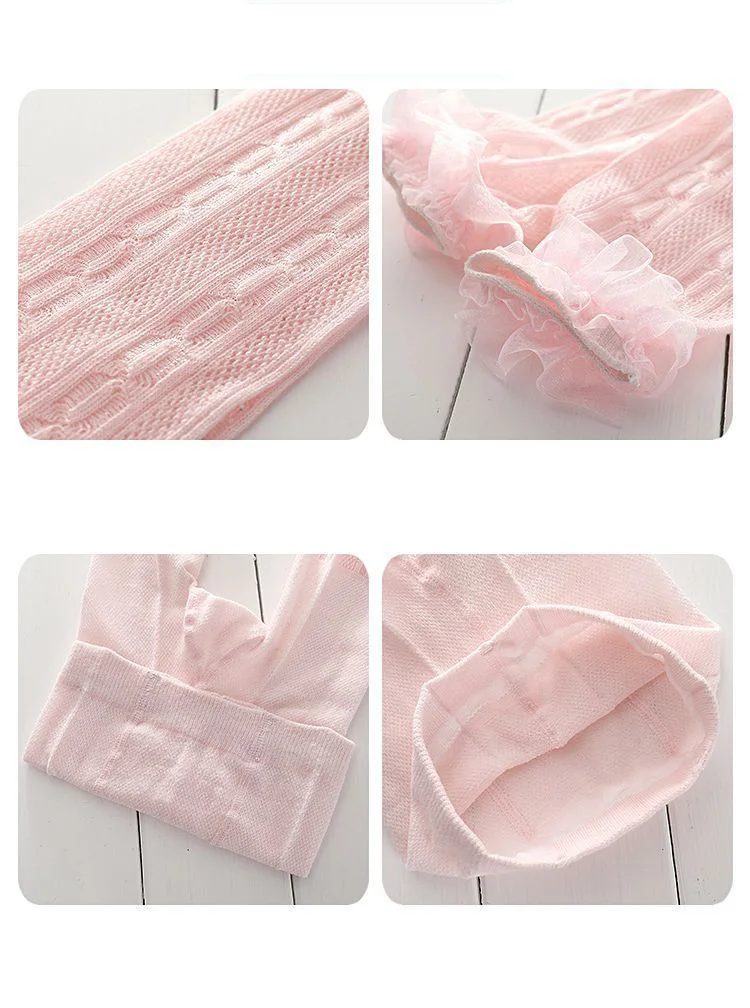 Baby Girl Leggings Pants Sweet Lace Princess Infant Baby Kids Pants Thin Comfortable Breathbale Pantyhose Trousers Girls Clothes